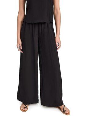 New $89! Z SUPPLY S Black Soleiwide leg Pant Wide Leg